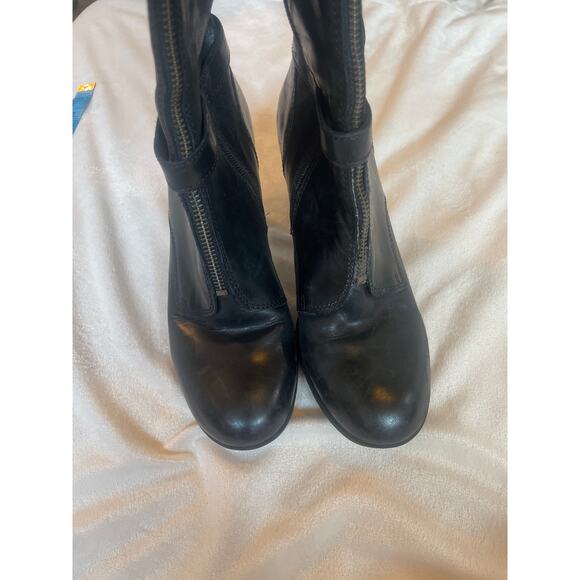 BORN Tall Riding Harness Boots in Black Size 7 - Picture 7 of 10